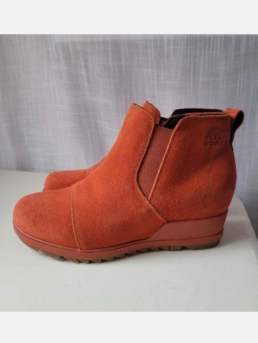 Sorel women's Evie pull-on waterproof wedge bootie size 9